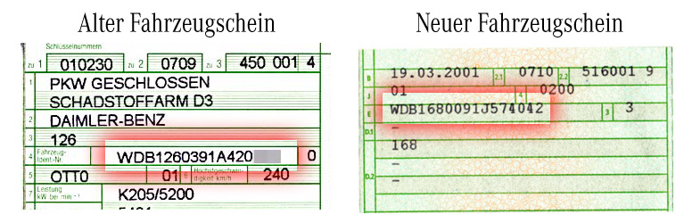 Wo finde ich die fahrgestellnummer mercedes #5